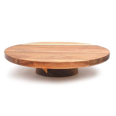 China Environmental Custom Wooden Cake Stand Stand Tray For Weddings And Parties for sale