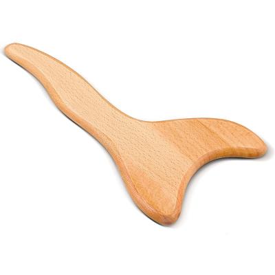 China Comfortable Wooden GuaSha Tools Wooden Lymphatic Drainage Tool Anti Cellulite Massage Tool Use For Soft Massage Tissues Muscle Relaxation for sale