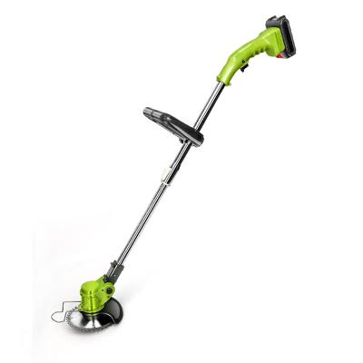 China Telescopic Handle 12V Lithium Battery Garden Tools Weed Cordless Deck Grass Trimmer Brush Cutter for sale