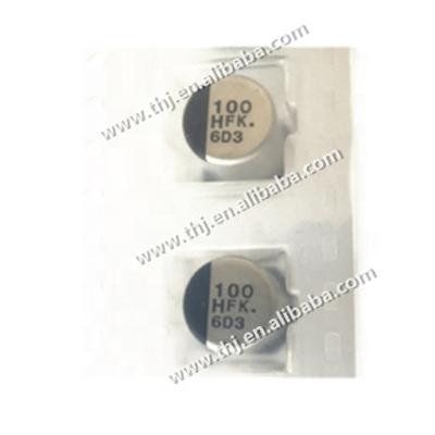 China Automotive Aluminum Electrolytic Capacitor 100uF 50V 20% SMD 350mA IC 2000 Hours 105C T/R ROHS EEEFK1H101P for sale