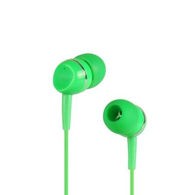 China Perfect sound pretty shaped in ear earphone earbuds headphones with mic and ribbon cable for mobile phone for sale