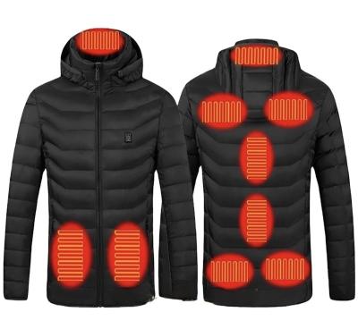 China Waterproof Heated Rechargeable Winter Sports Jackets Winter Heating Clothes for sale