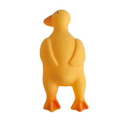 China Viable Factory Directly Sell Latex Roast Goose Chewing Dog Squeaky Pet Toy Sounding Pigeon Vinyl Toy for sale