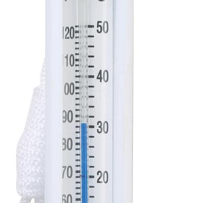 China Durable Swimming Pool Accessories Floating Digital Thermometer Around White Thermometer for sale