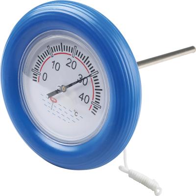 China Durable Swimming Pool Accessories Floating Digital Thermometer Round Thermometer for sale