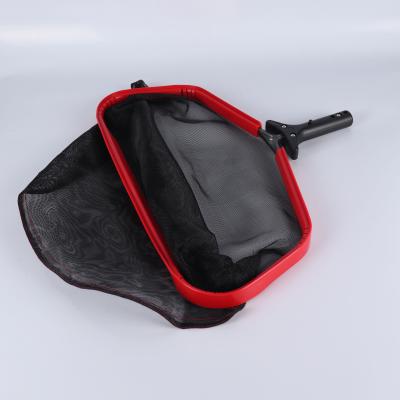 China Durable Black And Red Durable Pool Cleaning PE+AL+ABS Sheet Deep Net Rake for sale