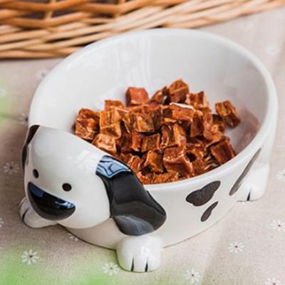 China Wholesale 3D Dog Shape Food Feeder Bowl Viable Pets Dog Cat Bowls for sale