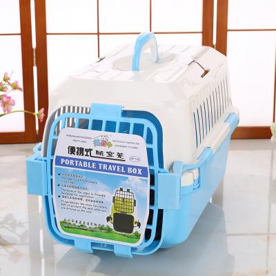 China New Design Breathable Wholesale Multifunctional Portable Pet Air Box Carrier Cat And Dog Car Pet Cage Carriers for sale