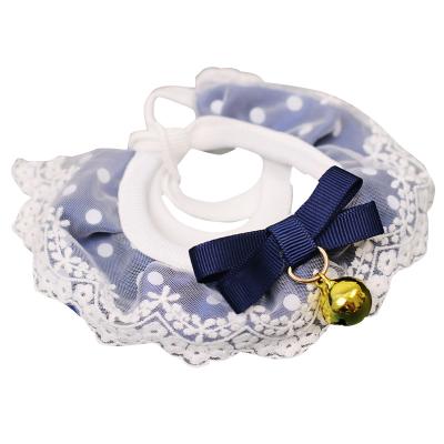 China Sweet Dog Cat Clothes Collar Bell Bowknot Bowtie Lace Bowknot Ribbon Cute Viable Elegance Handsome Clothing Dog Cat Clothes for sale