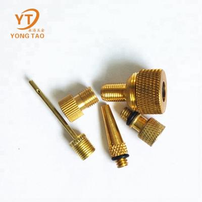 China Various Compressor Accessories Great Price Yellow Schrader Valve Bicycle Parts for sale