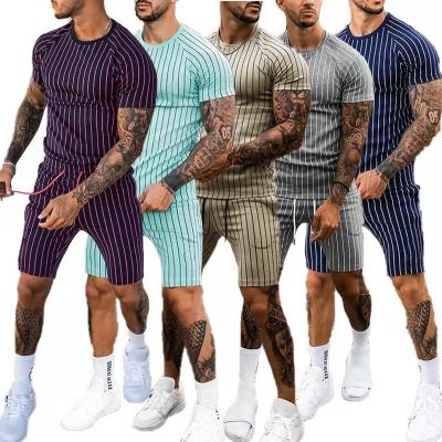 China YS QUICK DRY 2022 summer new trend printing shorts short-sleeved sports T-shirt two-piece suit for sale