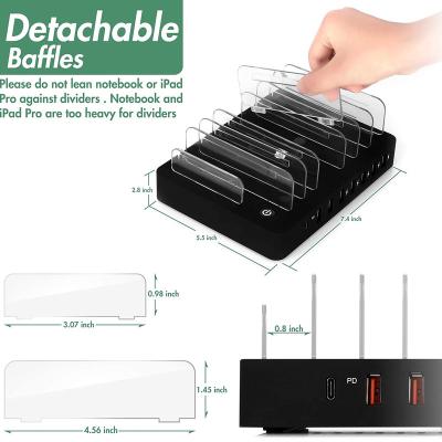 China UniversalÂ   8 Port USB Charger Adapter Desktop Dock Multi-Function Charging Station Holder for Phone for sale