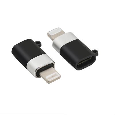 China Mobile phone 8pin type-c to original adapter pd20W fast charge C94 OTG adapter for sale