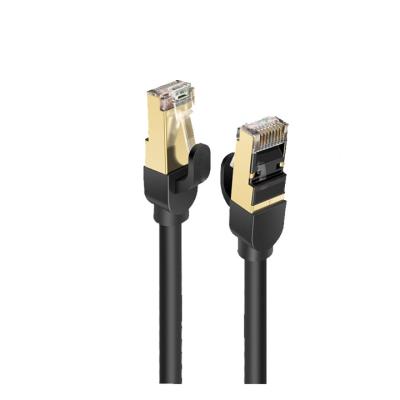 China High Quality Black Projector Ethernet Cat8 Lan Cable For Laptop Computer Lan Network Power Cable PVC Communication Tester for sale