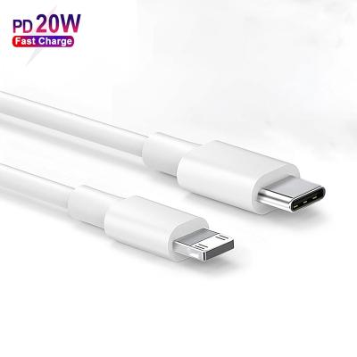 China High Quality Type C Mobile Phone USB Cabo PD 18W 20W Cable Charger Charging Data Cable USB C Cable For Phone USB Wall Charger for sale