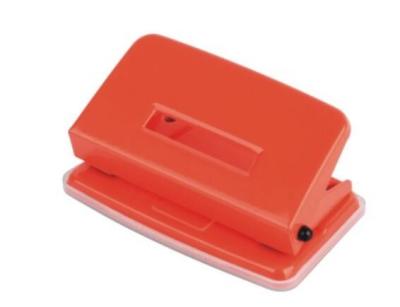 China Hot Sale Orange Color Rubber Basind 6mm Hole 2 Holes Paper Punch for sale