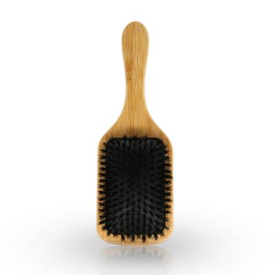 China Short Wooden Airbag Handle and Boar Hair Beard Sweep Portable Ready to Boat Beard Comb and Brush S Comb and Sweep for sale