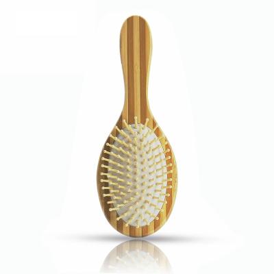 China Custom Logo Hair Brush Wooden Comb Private Airbag Natural Bamboo Hairbrush Duct Paddle Hair Brush for sale