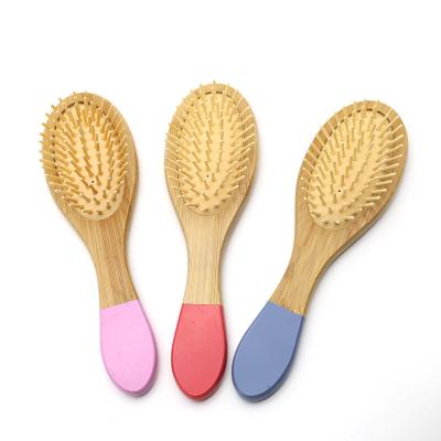 China Professional Healthy Original Bamboo Wooden Airbag Hair Brush Comb Loss Massage Sweep Hair Brush for sale