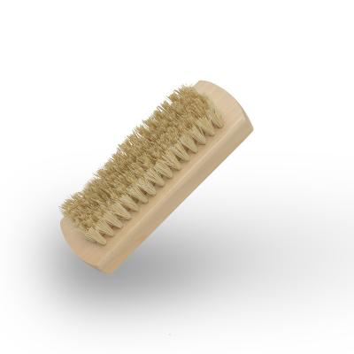 China Square Wooden Soft Multi-functional Shoe Multifunctional Laundry Shoe Small Larch Hog Bristle Laundry Clothes Brush Dry Cleaner for sale