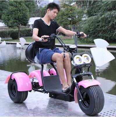 China Citycoco 1200w electric electric tricycle removable classic 3 wheel scooter hot sale cheap price for sale