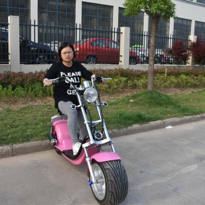 China EU warehouse stock halley scooter 1000w seev citycoco electric scooter with CE EMC COC moped 18*9.5 inch for sale