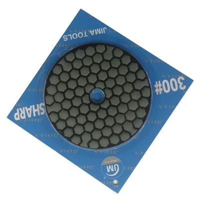 China Stone Factory Wholesale Granite Diamond Dry Polishing Pad Sanding Glass Marble Dry Pads for sale