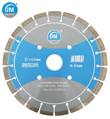 China High Quality 14 Inch 400mm * 10mm*50mm Diamond Saw Blade 2inch 50mm for sale