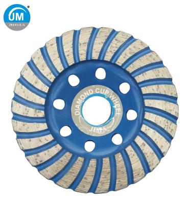 China Diamond Cup Wheel Grinding Wheel, Turbo, Diamond Cup 100mm*22.23mm for sale