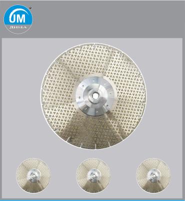 China Multi Cut And Granite Tile Grinding Natural Stone Marble Diamond Saw Blade With Flange for sale