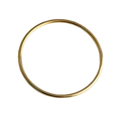 China Wholesale Custom FASHIONABLE Ladies Jewelry 18k Gold Plated Stainless Steel Metal Coil Cable Wire Circle Bangle Bracelets for sale