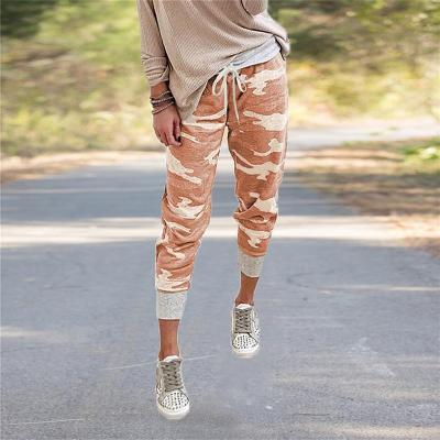 China Viable Hot Sale Cheap Casual Ladies Sweat Fashion Pants Black Bone Women Jogger Pants And Camouflage Pants For Woman for sale