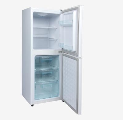 China Hotel BCD 158W Double Door Refrigerators Top Refrigeration Bottom Freezing for sale