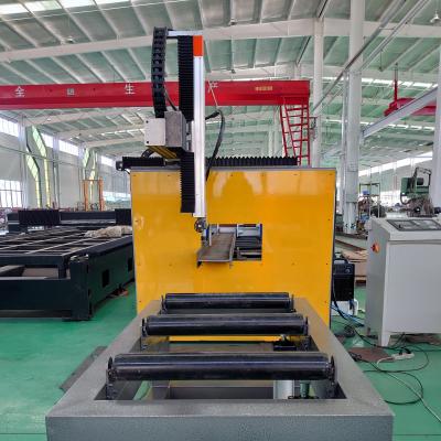 China Cutest Building Material Stores Plasma Piping Cutting Machine CNC Plasma Gas Tube for sale