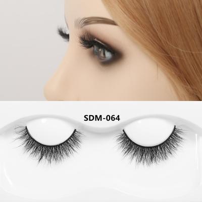 China Natural Soft Eyelash Free Sample REAL Siberian Mink Lashes Wholesale HOT Selling Eyelashes With 3D Box Custom Natural Look for sale