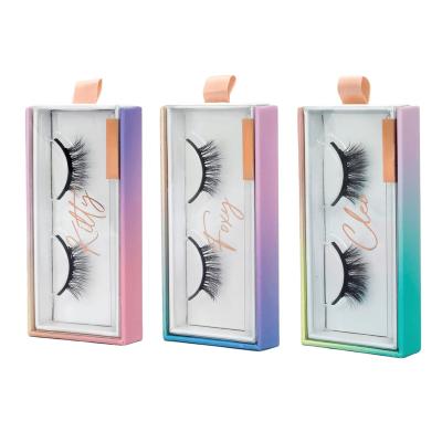 China 100% Vegan 100% Handmade Mink 3D Natural Soft Eyelash Wholesale Hot Selling Half Lashes Corner Lashes Short Lashes With Custom Made Packaging for sale