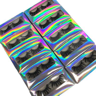 China Natural soft eyelash wholesale strip full lashes faux mink eyelashes with lashbox 25mm lashes3d custom packaging fluffy wholesale seller for sale