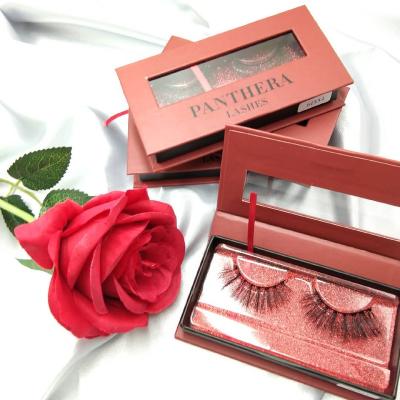 China Natural Premium Long Fiber Faux Mink Tape Loop Tape False Eyelashes False Eyelash Tape Vegan Silk Lashes 5d Volume Lashes for sale