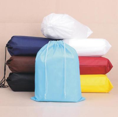 China Shoe Bag Storage Drawstring Travel Shoe Promotional Non Woven Drawstring Bag for sale