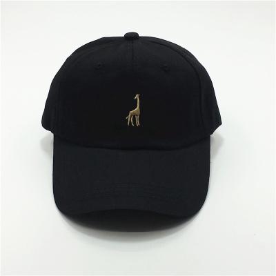 China breathable & Custom Embroidered Waterproof 6 Panel Vintage Cotton Dad Hat Cotton Twill Outdoor Unstructured Hat for sale