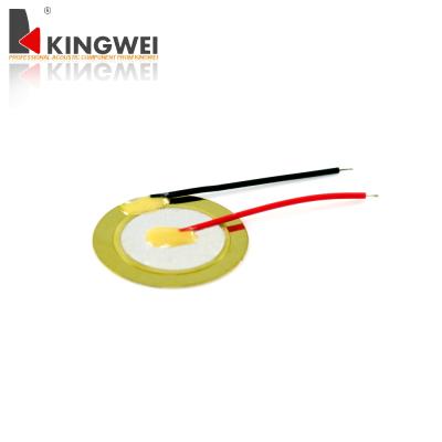 China 27mm Piezo Element For Buzzer KW27T42AC05L6 for sale