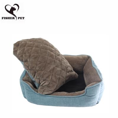 China 2021 Detachable Heating Dog Beds Cats Cushion Mat Warm Sleeping Bed Washable Pet Kennel For Large Dog for sale