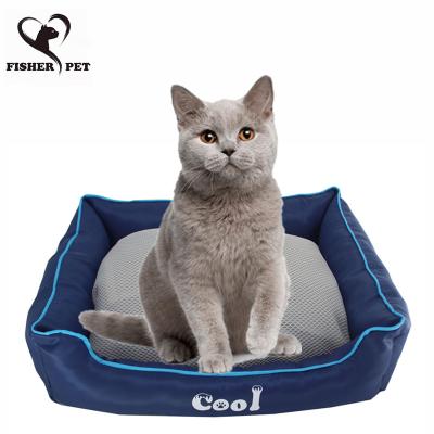 China Travel Cloth New Pet Dog Beds Oxford Cooling Pet Bed For Cats 2021 for sale