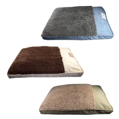 China RTS PET609 Gusset Dog Bed Cushion Mat Pads Pet Nest For Dog Cats Viable Kennel Sofa Sleeping Soft Mat Bed for sale