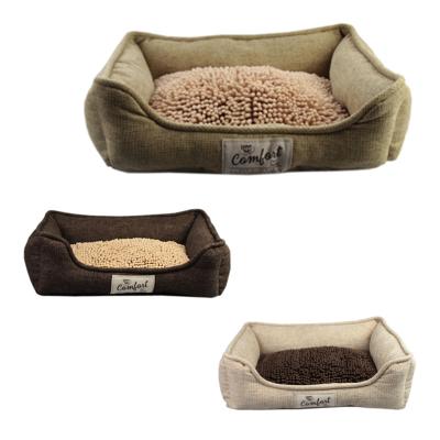 China RTS PET609 Large Sofa Dog Bed Mop Cloth 1400GSM Sofa Mat Dog Cushion Viable Bed For Cat Sofa Nest 2022 for sale