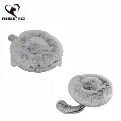 China Luxury Cat Bed Cave House Shape Pet Cat Beds Travel Sleep Soft Folding Pet Accessories Dog Beds Wholesale for sale