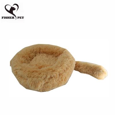 China Luxury Soft Cat Shape Sleeping Bag Kennel Cat Sofa Bed Pet House Winter Travel Plush Dog Bed Soft Warm Cushions Superior Comfortable for sale