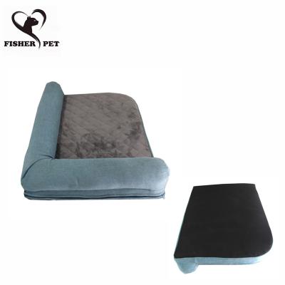 China 2021 Cotton Pet Supplies Softly Sleeping Sofa Mat Cushion Warm House Waterproof Heating Dog Bed Cat House Sofa Beds for sale