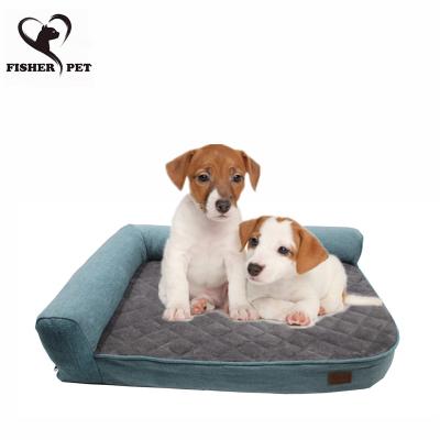 China Soft Comfortable Nest Sleep Heating Mat Pet Supplie Warm Pet Sofa Dog Cat Bed Removable for Small Medium Large Dogs Kennel for sale