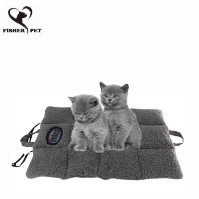 China Portable Travel Dog Bed Folding Oxford Cloth Pet Mat Waterproof Travel Dog Anti-Slip Protection for Car Sofa Furniture for sale